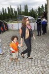 Lausanne, 17 en 18  Mei 2012
Nederlands elftal op traingskamp op weg naar het EK 2012
Winona de Jong vrouw van Nigel de Jong met hun kinderen Isaura-Sienna de Jong en Kyan de Jong
Foto Peter Smulders BV
Foto Peter Smulders BV