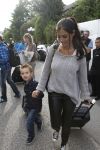 Lausanne, 17 en 18 Augustus 2012
Yolanthe Sneijder-Cabau samen met de dames van het Nederlands elftal, Wesley Sneijder en Jessey Sneijder
Foto Peter Smulders BV