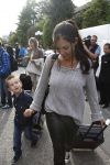 Lausanne, 17 en 18 Augustus 2012
Yolanthe Sneijder-Cabau samen met de dames van het Nederlands elftal, Wesley Sneijder en Jessey Sneijder
Foto Peter Smulders BV