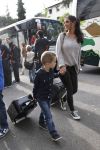 Lausanne, 17 en 18 Augustus 2012
Yolanthe Sneijder-Cabau samen met de dames van het Nederlands elftal, Wesley Sneijder en Jessey Sneijder
Foto Peter Smulders BV