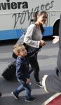 Lausanne, 17 en 18 Augustus 2012
Yolanthe Sneijder-Cabau samen met de dames van het Nederlands elftal, Wesley Sneijder en Jessey Sneijder
Foto Peter Smulders BV