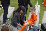 Lausanne, 17 en 18 Augustus 2012
Yolanthe Sneijder-Cabau samen met de dames van het Nederlands elftal, Wesley Sneijder en Jessey Sneijder
Foto Peter Smulders BV