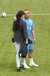 Lausanne, 17 en 18 Augustus 2012
Yolanthe Sneijder-Cabau samen met de dames van het Nederlands elftal, Wesley Sneijder en Jessey Sneijder
Foto Peter Smulders BV