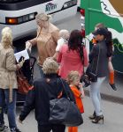 Lausanne, 17 en 18 Augustus 2012
Yolanthe Sneijder-Cabau samen met de dames van het Nederlands elftal, Wesley Sneijder en Jessey Sneijder
Foto Peter Smulders BV