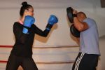 Amsterdam, 21 Mei 2013
Anna-Alicia Sklias op de sportschool samen met PT Oswin Beingsick
Foto Peter Smulders BV