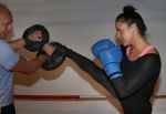 Amsterdam, 21 Mei 2013
Anna-Alicia Sklias op de sportschool samen met PT Oswin Beingsick
Foto Peter Smulders BV