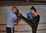 Amsterdam, 21 Mei 2013
Anna-Alicia Sklias op de sportschool samen met PT Oswin Beingsick
Foto Peter Smulders BV