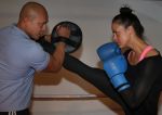 Amsterdam, 21 Mei 2013
Anna-Alicia Sklias op de sportschool samen met PT Oswin Beingsick
Foto Peter Smulders BV