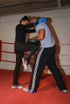 Amsterdam, 21 Mei 2013
Anna-Alicia Sklias op de sportschool samen met PT Oswin Beingsick
Foto Peter Smulders BV