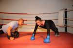 Amsterdam, 21 Mei 2013
Anna-Alicia Sklias op de sportschool samen met PT Oswin Beingsick
Foto Peter Smulders BV
