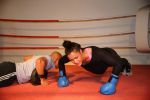 Amsterdam, 21 Mei 2013
Anna-Alicia Sklias op de sportschool samen met PT Oswin Beingsick
Foto Peter Smulders BV