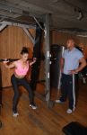 Amsterdam, 21 Mei 2013
Anna-Alicia Sklias op de sportschool samen met PT Oswin Beingsick
Foto Peter Smulders BV