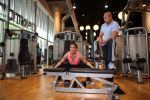 Amsterdam, 21 Mei 2013
Anna-Alicia Sklias op de sportschool samen met PT Oswin Beingsick
Foto Peter Smulders BV