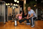 Amsterdam, 21 Mei 2013
Anna-Alicia Sklias op de sportschool samen met PT Oswin Beingsick
Foto Peter Smulders BV