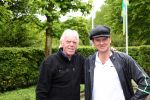 Vlaardingen, 24 Mei 2013 DON Masters Celebrity golftoernooi op golfbaan Broekpolder
Beau v Erven Dorens samen met Leo Beenhakker
Foto Peter Smulders BV