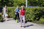 Almere 27 mei 2013
Berdien Stenberg met zoon op de golfbaan van Almeerder hout.
Peter Smulders bv