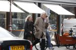 Amsterdam 13 april 2013
Boudewijn Poelmann met zijn vrouw op straat.
Peter Smulders bv