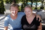 Istanbul 20 mei 2013
Op bezoek thuis bij Dirk Kuyt en zijn vrouw Gertrude en hun kinderen.
Dirk speelt bij Fenerbache en woont in een prachtig huis op een bewaakt compound.. Dirk met zijn zus
Peter Smulders bv