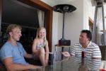 Istanbul 20 mei 2013
Op bezoek thuis bij Dirk Kuyt en zijn vrouw Gertrude en hun kinderen.
Dirk speelt bij Fenerbache en woont in een prachtig huis op een bewaakt compound. Dirk met Edwin Bredius
Peter Smulders bv