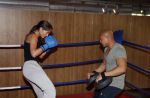 Amsterdam 27 mei 2013
Doerien Rose aan het trainen met Personal trainer Oswin Beingsick bij sportcity.
Peter Smulders bv