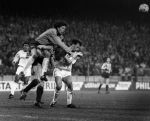 Eindhoven, 8 Februari 1989
2e Wedstrijd tussen PSV-KV Mechelen, eindstand 1-0
Edward Linskens en Michel Peudhomme
Foto Peter Smulders BV
