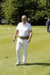 Almere 27 mei 2013
Emile Ratelband kaal en met blauwe ogen bij golfwedstrijd.
Peter Smulders  bv