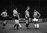 Mechelen, 1 Februari 1989
1e Wedstrijd Supercup tussen KV Mechelen-PSV, eindstand 3-0
Erwin Koeman en Romario
Foto Peter Smulders BV