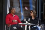 Amsterdam 31 mei 2013
Frank Rijkaard en zijn vrouw Stephanie op terras.
Peter Smulders bv