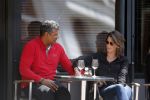 Amsterdam 31 mei 2013
Frank Rijkaard en zijn vrouw Stephanie op terras.
Peter Smulders bv