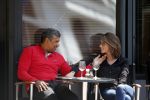 Amsterdam 31 mei 2013
Frank Rijkaard en zijn vrouw Stephanie op terras.
Peter Smulders bv