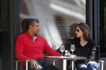 Amsterdam 31 mei 2013
Frank Rijkaard en zijn vrouw Stephanie op terras.
Peter Smulders bv