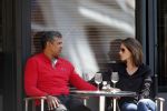 Amsterdam 31 mei 2013
Frank Rijkaard en zijn vrouw Stephanie op terras.
Peter Smulders bv
