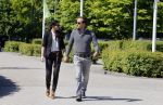 Almere 27 mei 2013
Geert Hoes met zijn vriendin Merel op de golfbaan van almere hout.
Peter Smulders bv