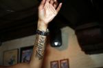Den Bosch 21 juni 2013
Glennis Grace tijdens optreden met nieuwe tatoo voor haar zoon Anthony.
Peter Smulders bv