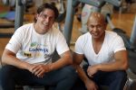 Amsterdam 6 juni 2013
Lodewijk Hoekstra aan het sporten met personal trainer Oswin Beingsick.
Peter Smulders bv