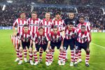 Eindhoven, 3 April 2007 Champions League wedstrijd PSV-FC Liverpool, eindstand 0-3 Seizoen 2006/2007
staande v.l.n.r.: Phillip Cocu, Jan Kromkamp, Timmy Simons, Manuel Da Costa, gomes en Jefferson Farfan.
Gehurkt v.l.n.r.: Jason Culina, Mika Vayrynen, Diego Tardelli, Carlos Salcido en Edison Mendez