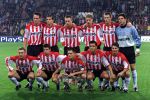Eindhoven, 24 oktober 2001
5e wedstrijd van PSV in de championsleague tussen PSV-FC Nantes, eindstand 0-0
staande v.l.n.r.: Jan Vennegoor of Hesselink, Ernest Faber, Kevin Hofland, Theo Lucius, Andre Ooijer,Patrick Lodewijks
Gehurkt: Dennis Rommedahl, Kezman, Johann Vogel, Wilfred Bouma en Jan Heintze

PETER SMULDERS BV