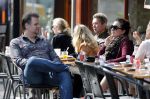 Amsterdam 31 mei 2013
Patrick Stoof (acteur komt een man bij de dokter) met vrouw /vriendin op terras.
Peter Smulders bv