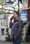 Amsterdam 31 mei 2013
Patrick Stoof (acteur komt een man bij de dokter) met vrouw /vriendin op terras.
Peter Smulders bv