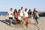 ibiza 14 juni 2013
Wesley en Rodney Sneijder aan het voetballen met Xelly en Rebecca Cabu v Kasbergen Gokhan Saki Reduan Diba en andere vrienden op het strand van Coco Beach.
Peter Smulders bv