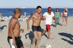 ibiza 14 juni 2013
Wesley en Rodney Sneijder aan het voetballen met Xelly en Rebecca Cabu v Kasbergen Gokhan Saki Reduan Diba en andere vrienden op het strand van Coco Beach.
Peter Smulders bv