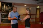 Amsterdam, 21 Mei 2013
Sita Vermeulen samen met Oswin Beingsick in de sportschool.
Foto Peter Smulders BV