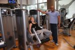 Amsterdam, 21 Mei 2013
Sita Vermeulen samen met Oswin Beingsick in de sportschool.
Foto Peter Smulders BV