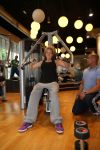 Amsterdam, 21 Mei 2013
Sita Vermeulen samen met Oswin Beingsick in de sportschool.
Foto Peter Smulders BV