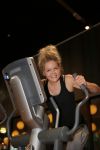 Amsterdam, 21 Mei 2013
Sita Vermeulen samen met Oswin Beingsick in de sportschool.
Foto Peter Smulders BV
