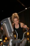 Amsterdam, 21 Mei 2013
Sita Vermeulen samen met Oswin Beingsick in de sportschool.
Foto Peter Smulders BV