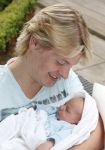 Losser 12 juni 2013
Thomas Berge en Myrthe Mylius met hun pas geboren zoontje Jack.
Peter Smulders bv