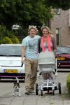Losser 12 juni 2013
Thomas Berge en Myrthe Mylius met hun pas geboren zoontje Jack.
Peter Smulders bv