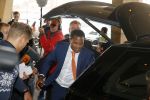 Noordwijk 5 juni 2014
Vertrek Nederlands elftal richting Brazilie vanaf Huis ter Duin. De vrouwen en de kinderen zwaaien de spelers uit. Patrick Rosanna en Shane Kluivert
