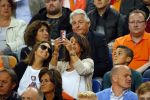 Amsterdam 4 juni 2014
Rosanna Kluivert met Shane en Justin en Rachel en Dre Hazes Jr op de tribune bij Nederland- Wales in de Arena